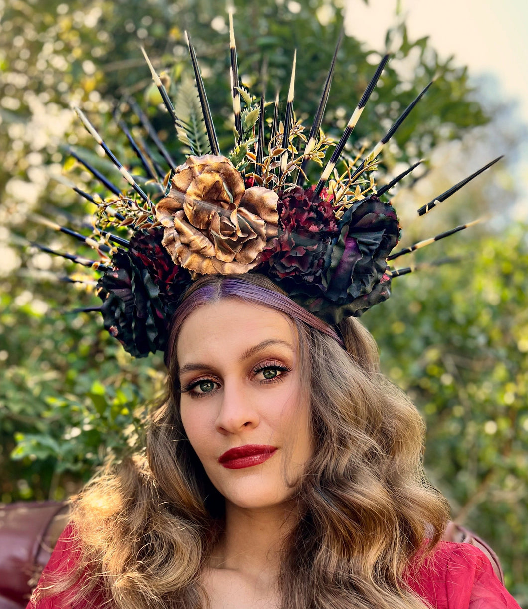 Quilled Sunburst Halo Crown