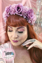 Load image into Gallery viewer, Lilacs Rose Flower Crown
