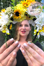 Load image into Gallery viewer, Sunflower Flower Crown
