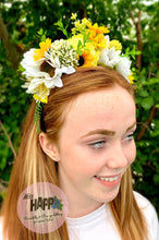 Load image into Gallery viewer, Sunflower Flower Crown
